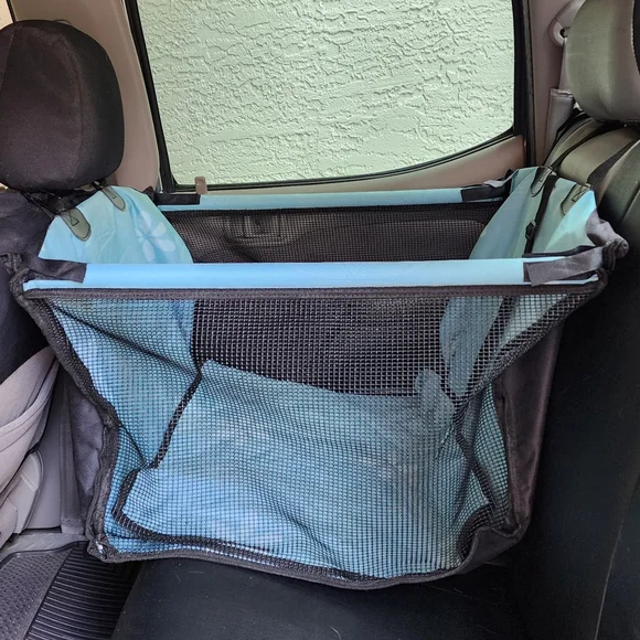 Dog Car Seat Half Rear Pet Travel Waterproof Pad Dog Hammock Safety Harness New